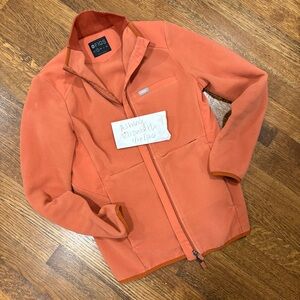 Figs Vibrant Terracotta S Fleece Jacket
